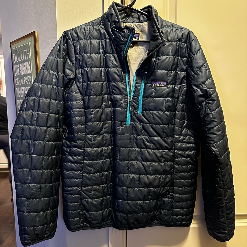 Women’s Patagonia Down Pullover -Navy L